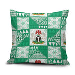 Nigeria Christmas Pillow Cover Patchwork Style