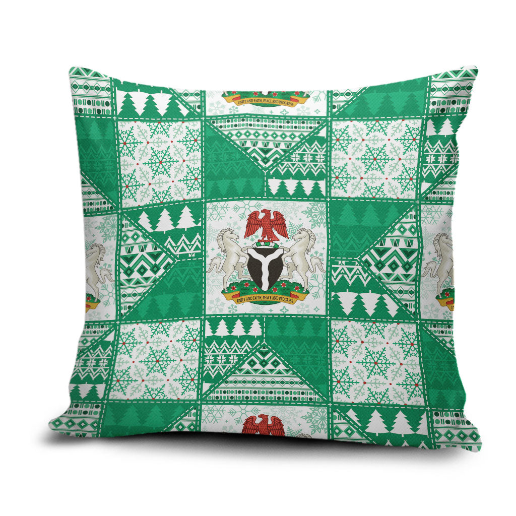 Nigeria Christmas Pillow Cover Patchwork Style