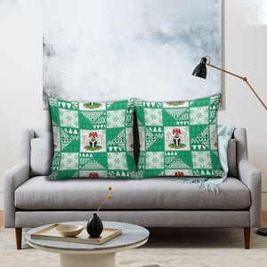 Nigeria Christmas Pillow Cover Patchwork Style