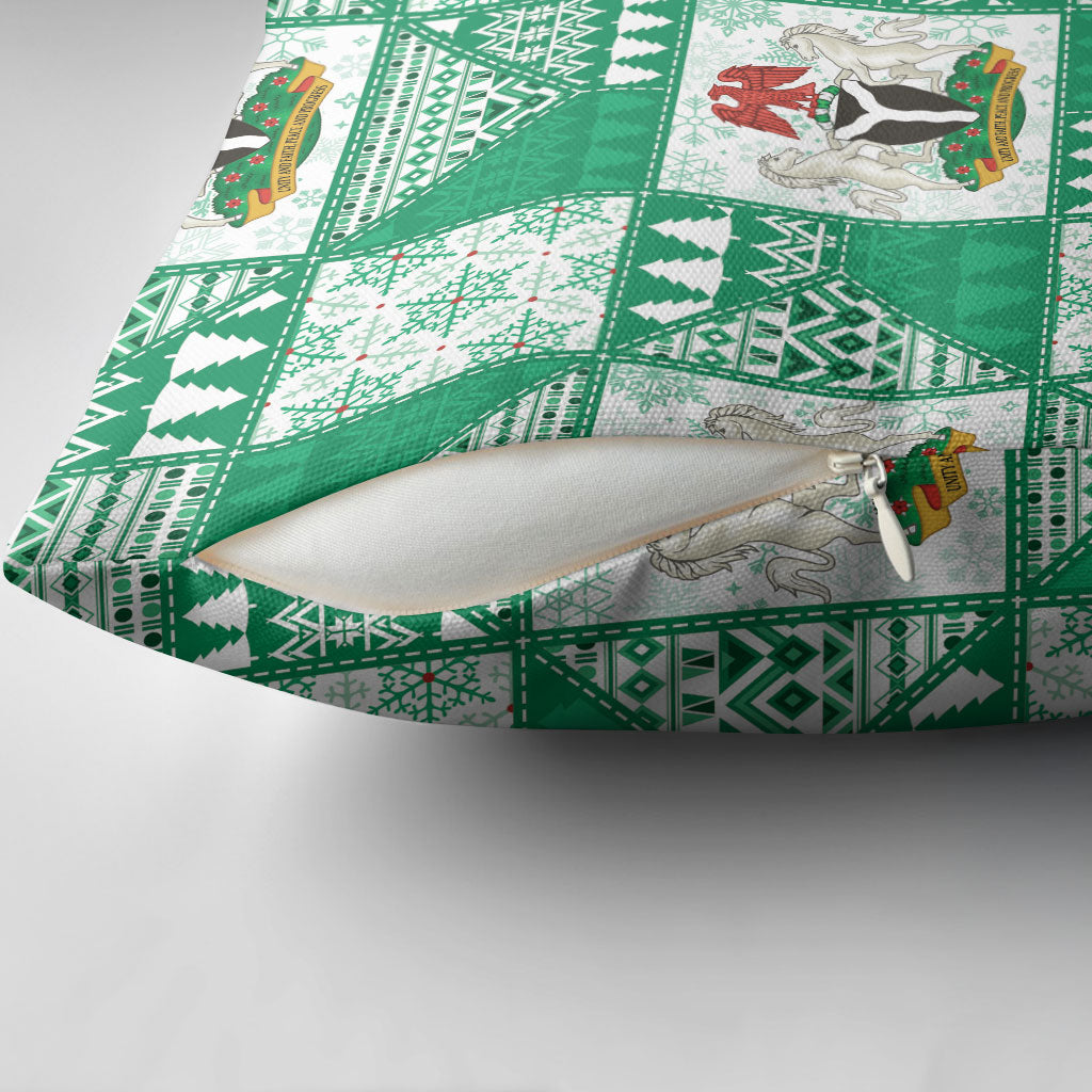 Nigeria Christmas Pillow Cover Patchwork Style