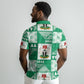 Nigeria Christmas Polo Shirt Patchwork Style