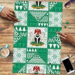 Nigeria Christmas Puzzle Patchwork Style