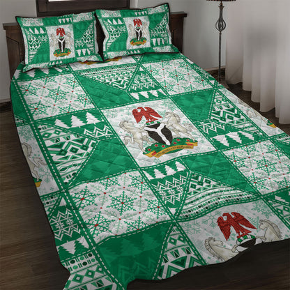 Nigeria Christmas Quilt Bed Set Patchwork Style
