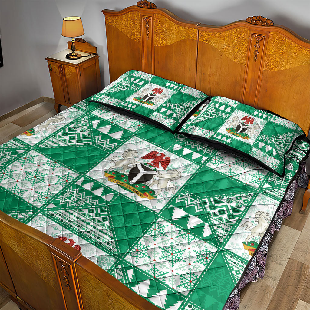 Nigeria Christmas Quilt Bed Set Patchwork Style