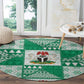 Nigeria Christmas Round Carpet Patchwork Style