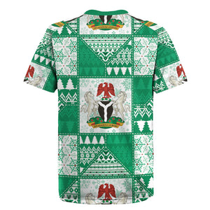Nigeria Christmas Rugby Jersey Patchwork Style