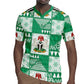 Nigeria Christmas Rugby Jersey Patchwork Style