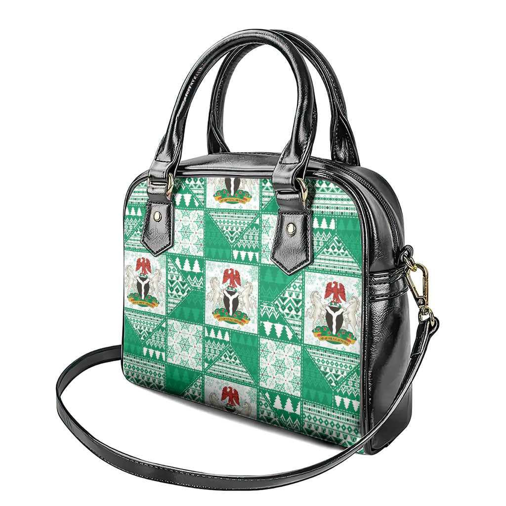 Nigeria Christmas Shoulder Handbag Patchwork Style