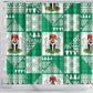 Nigeria Christmas Shower Curtain Patchwork Style