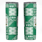 Nigeria Christmas Skinny Tumbler Patchwork Style