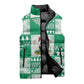 Nigeria Christmas Sleeveless Puffer Jacket Patchwork Style
