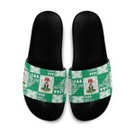 Nigeria Christmas Slide Sandals Patchwork Style