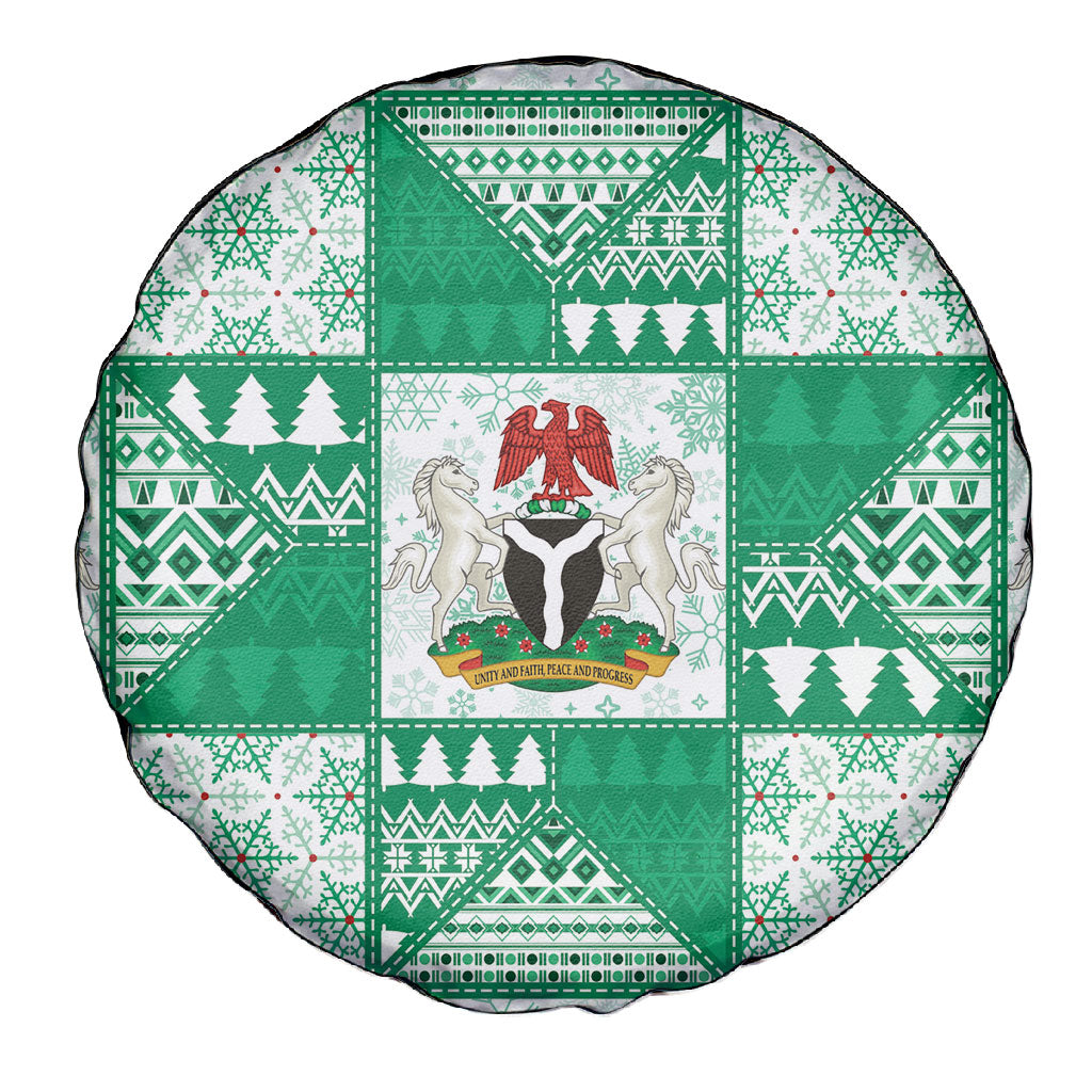 Nigeria Christmas Spare Tire Cover Patchwork Style