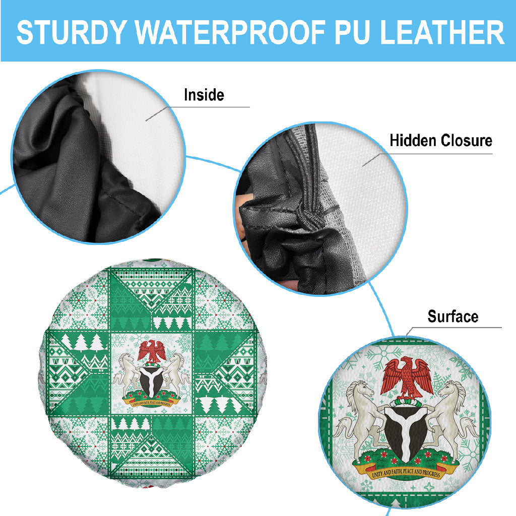 Nigeria Christmas Spare Tire Cover Patchwork Style