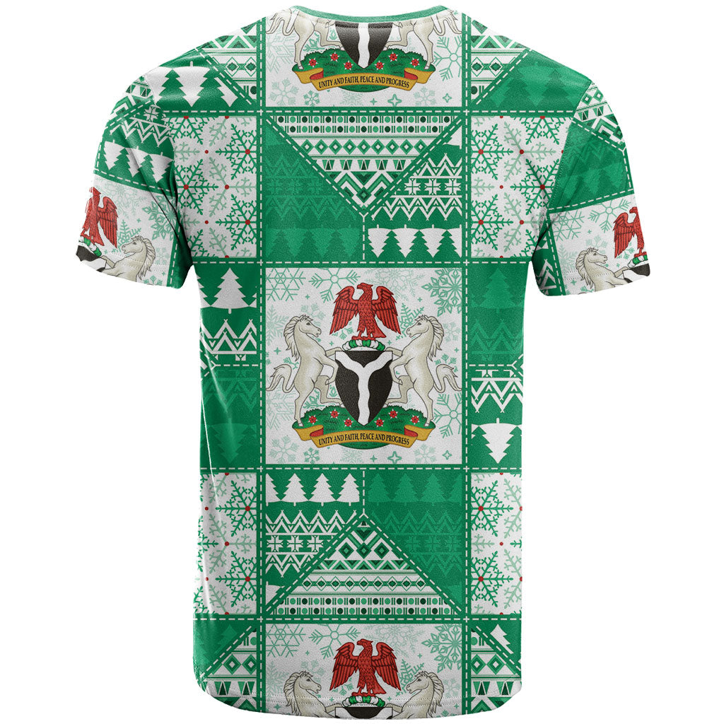 Nigeria Christmas T shirt Patchwork Style