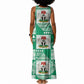 Nigeria Christmas Tank Maxi Dress Patchwork Style