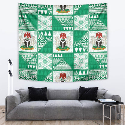 Nigeria Christmas Tapestry Patchwork Style