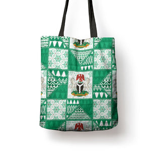 Nigeria Christmas Tote Bag Patchwork Style