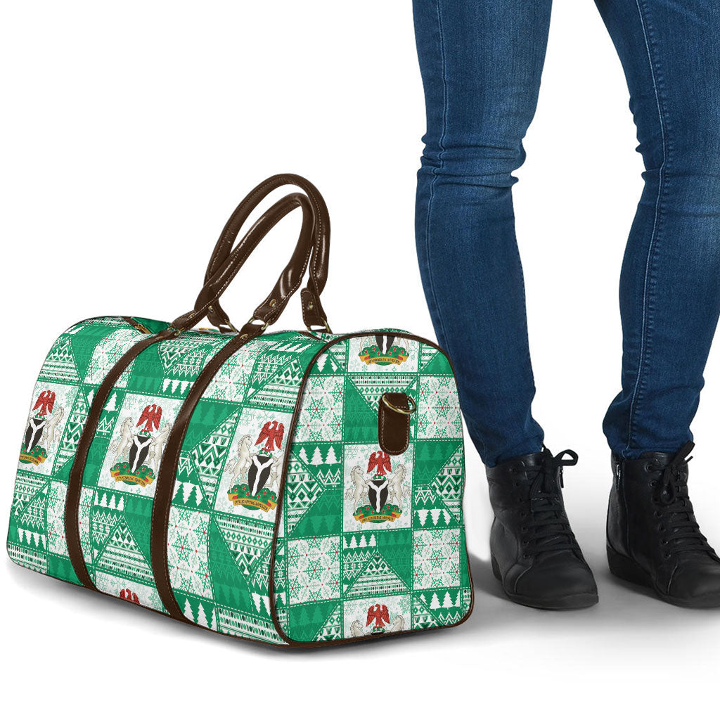 Nigeria Christmas Travel Bag Patchwork Style