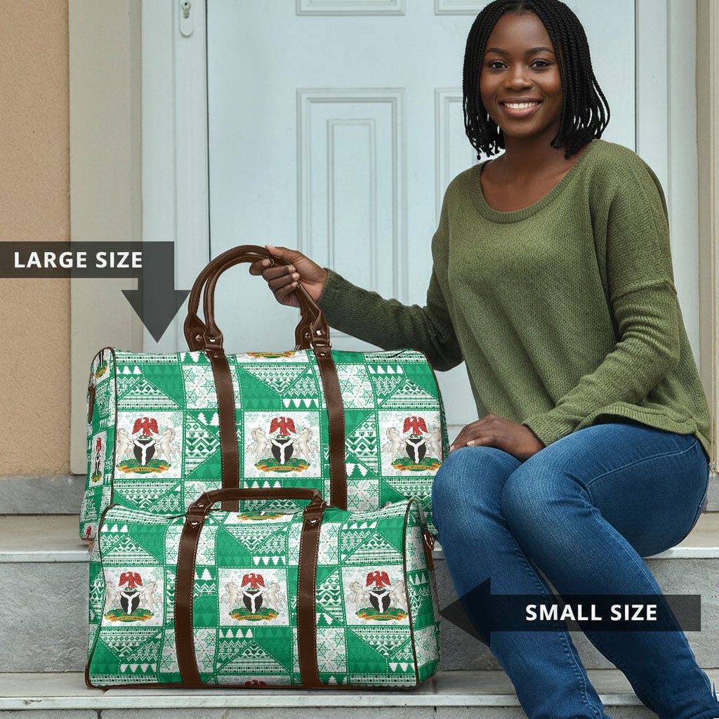 Nigeria Christmas Travel Bag Patchwork Style