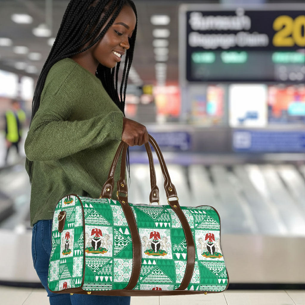 Nigeria Christmas Travel Bag Patchwork Style