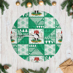 Nigeria Christmas Tree Skirt Patchwork Style