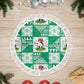 Nigeria Christmas Tree Skirt Patchwork Style