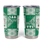 Nigeria Christmas Tumbler Cup Patchwork Style