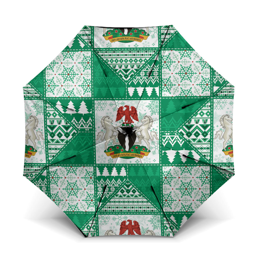 Nigeria Christmas Umbrella Patchwork Style