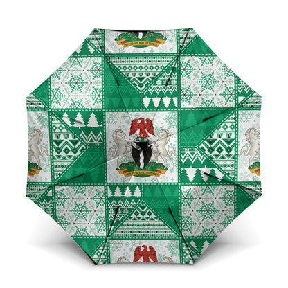 Nigeria Christmas Umbrella Patchwork Style
