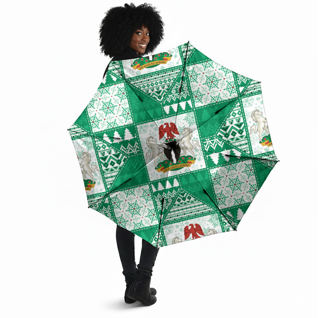 Nigeria Christmas Umbrella Patchwork Style