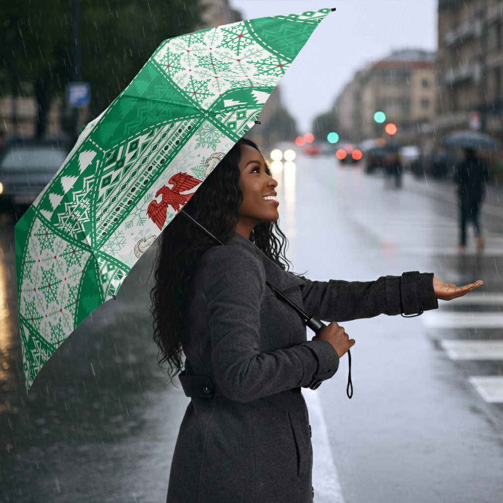Nigeria Christmas Umbrella Patchwork Style