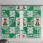 Nigeria Christmas Window Curtain Patchwork Style