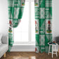 Nigeria Christmas Window Curtain Patchwork Style