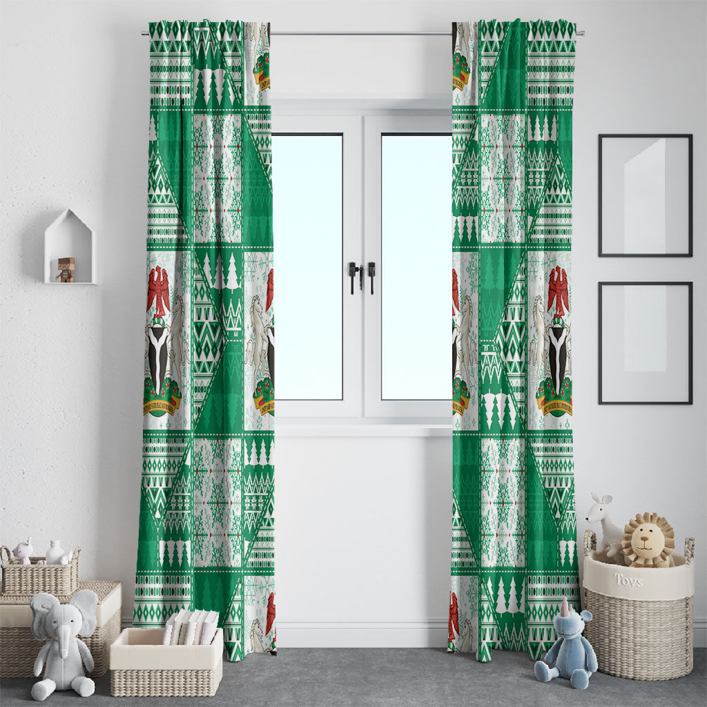 Nigeria Christmas Window Curtain Patchwork Style