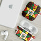 Zimbabwe Christmas AirPods Case Patchwork Style