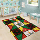 Zimbabwe Christmas Area Rug Patchwork Style