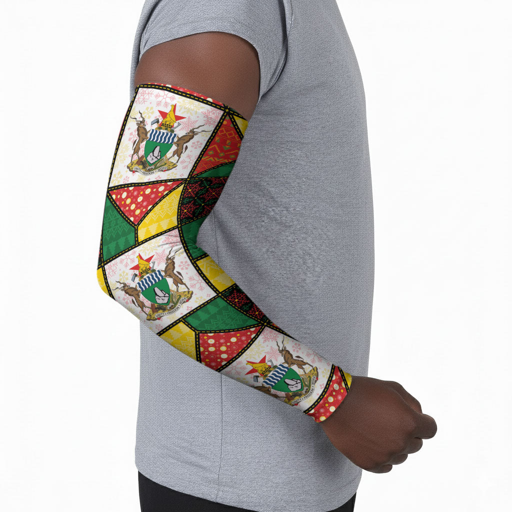 Zimbabwe Christmas Arm Sleeves Patchwork Style