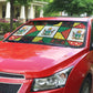 Zimbabwe Christmas Auto Sun Shade Patchwork Style