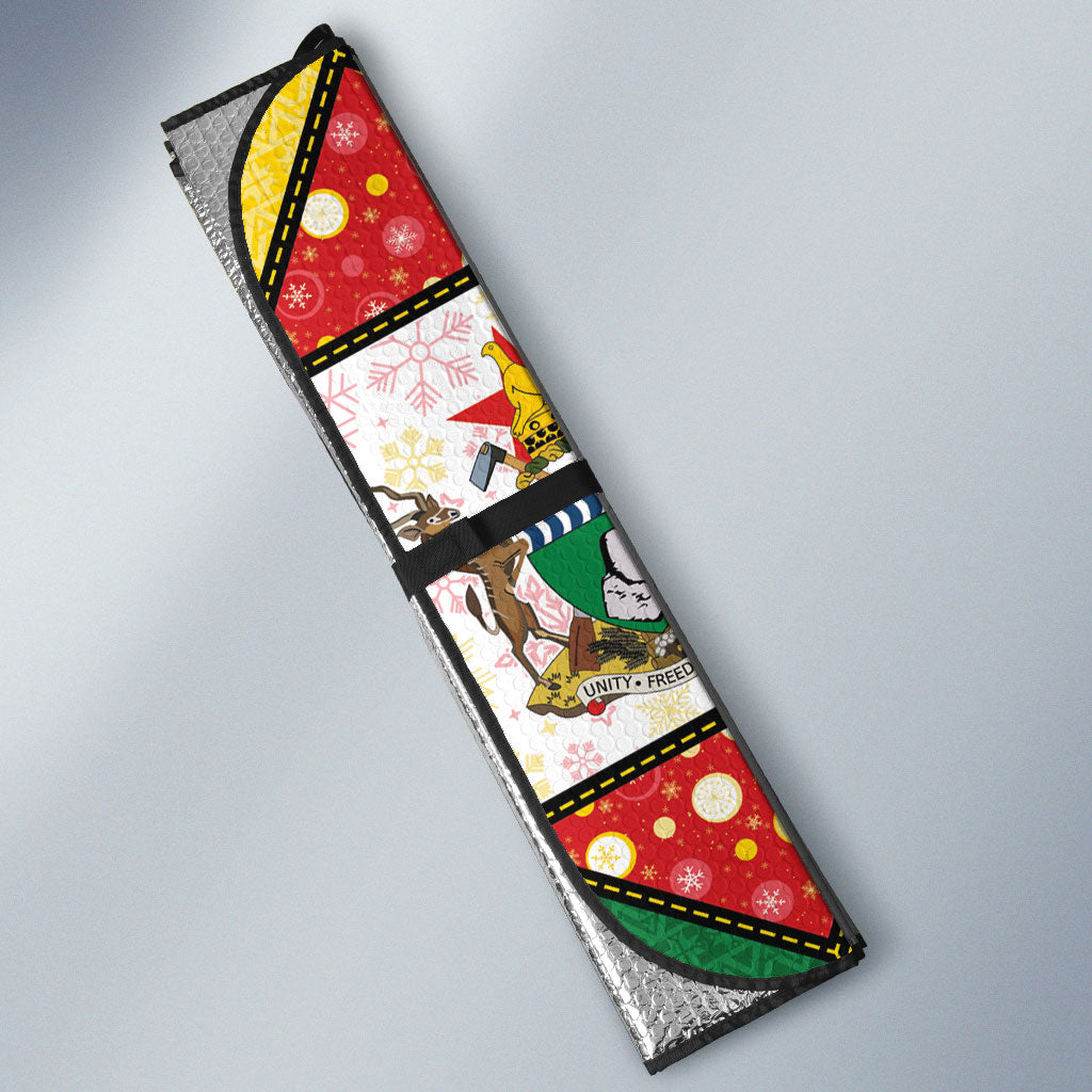 Zimbabwe Christmas Auto Sun Shade Patchwork Style