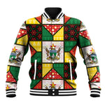 Zimbabwe Christmas Baseball Jacket Patchwork Style