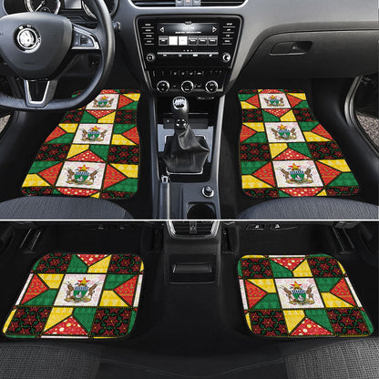 Zimbabwe Christmas Car Mats Patchwork Style