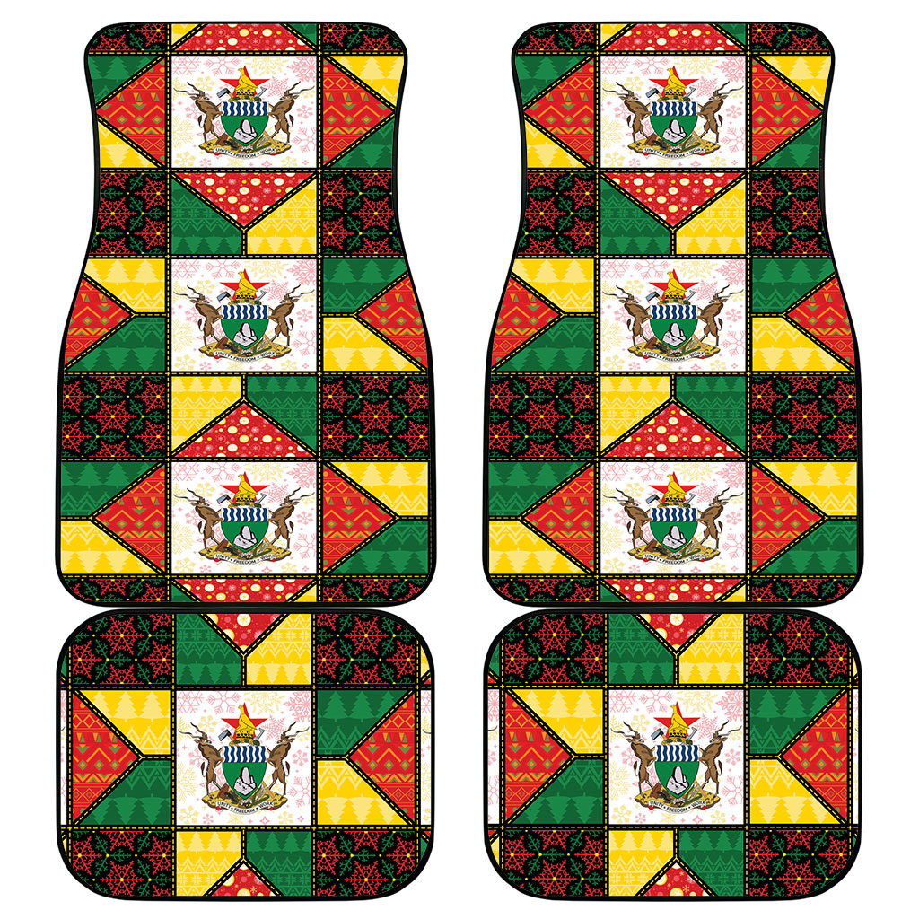 Zimbabwe Christmas Car Mats Patchwork Style