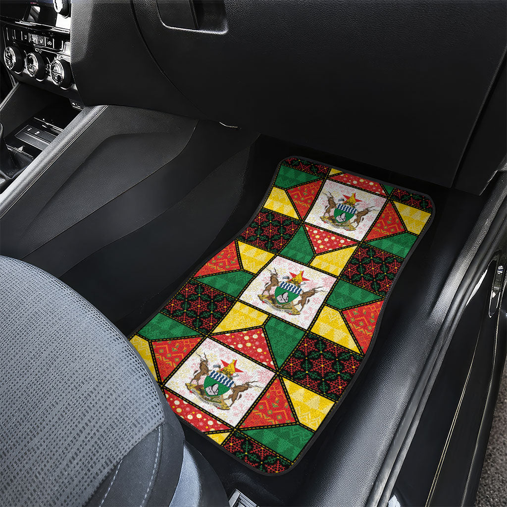 Zimbabwe Christmas Car Mats Patchwork Style