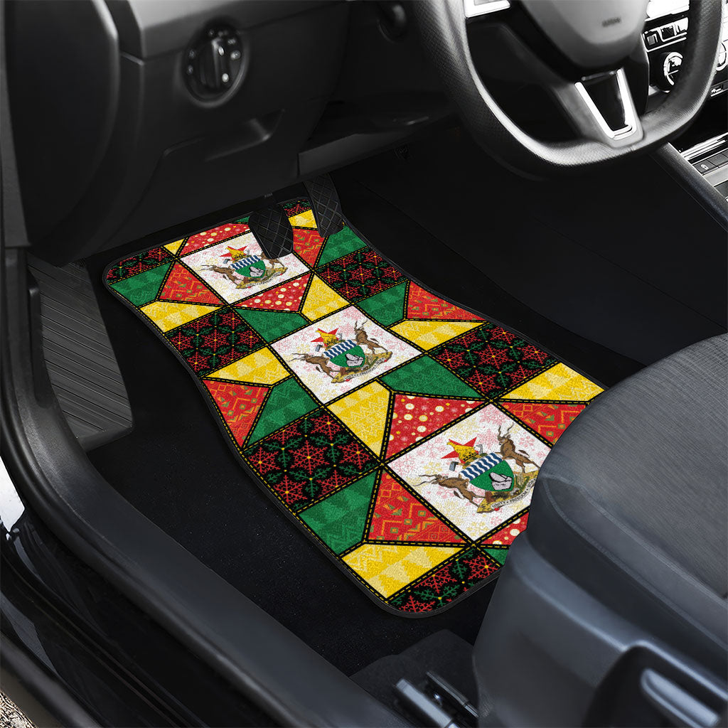 Zimbabwe Christmas Car Mats Patchwork Style