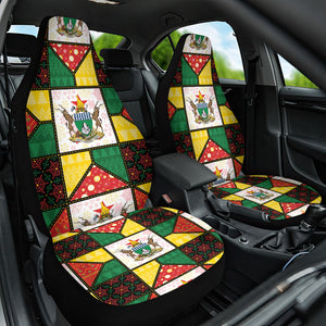 Zimbabwe Christmas Car Seat Cover Patchwork Style