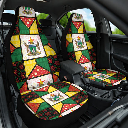 Zimbabwe Christmas Car Seat Cover Patchwork Style