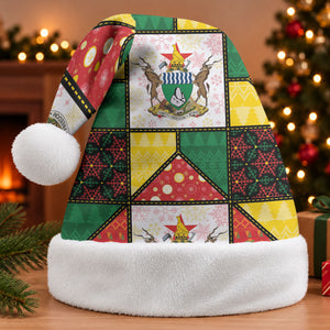 Zimbabwe Christmas Santa Hat Patchwork Style