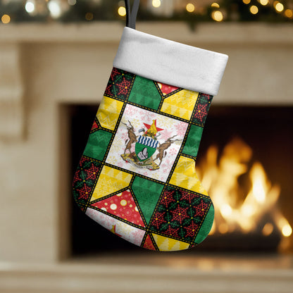 Zimbabwe Christmas Stocking Patchwork Style