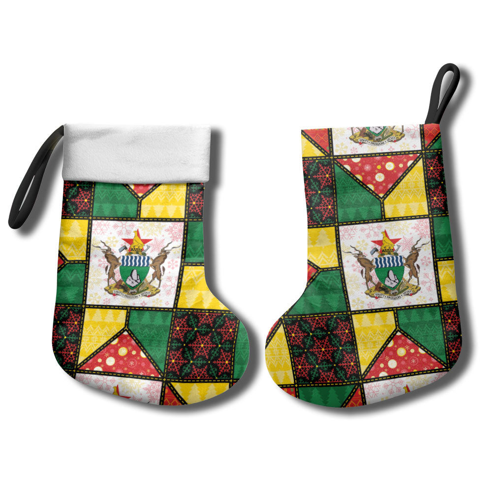 Zimbabwe Christmas Stocking Patchwork Style